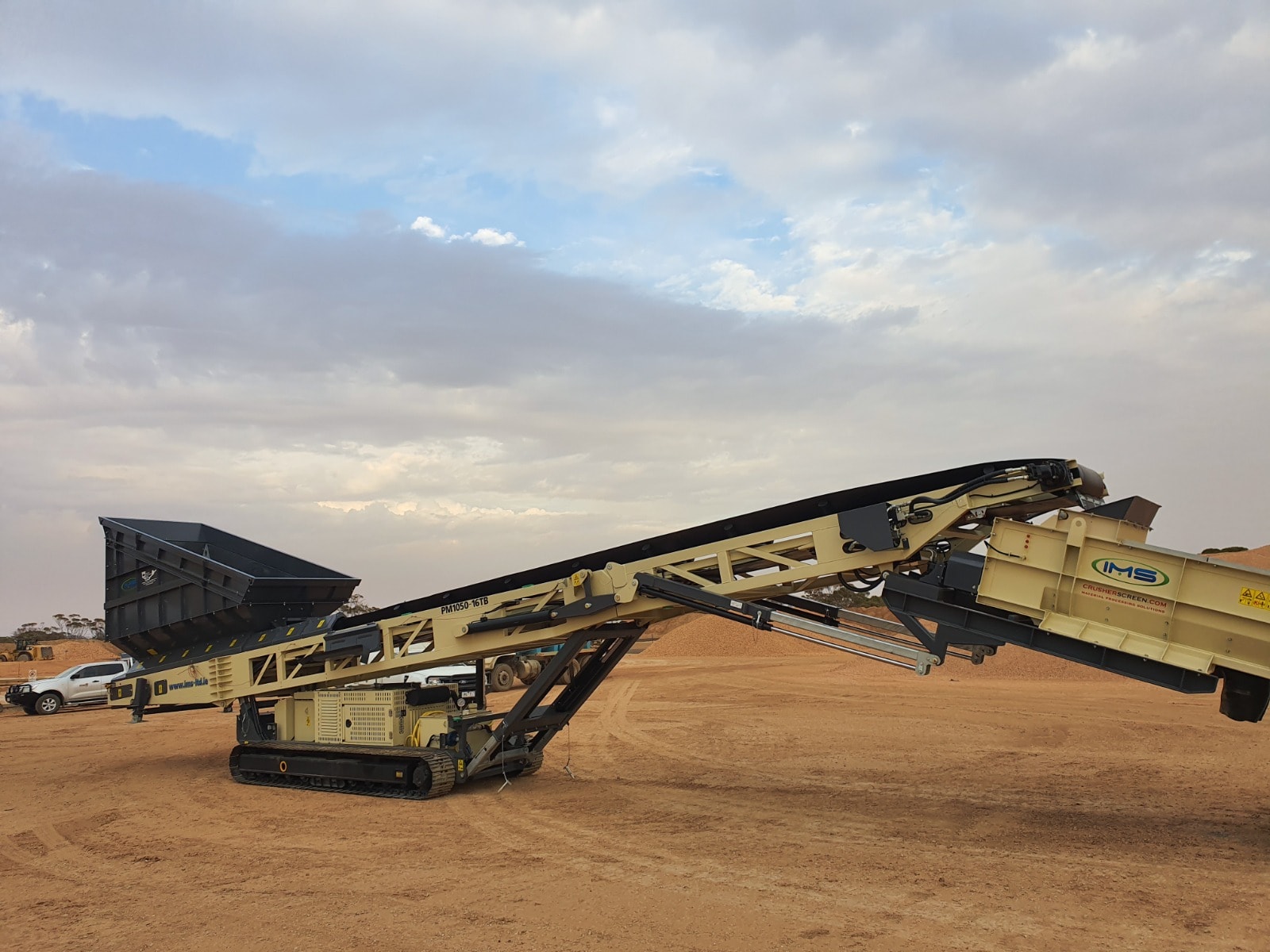 IMS PM1050 conveyor system at mining site